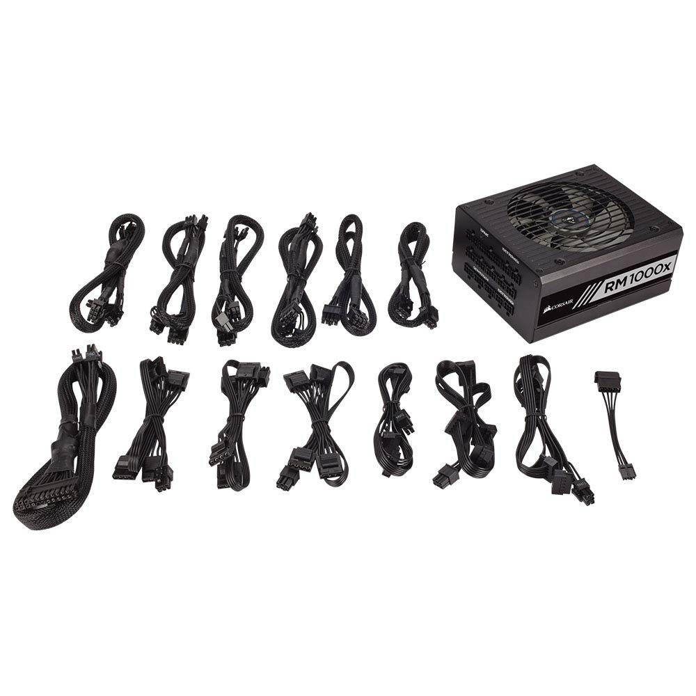 Buy Corsair RM1000X Best Price in India | 1000 Watt 80 PLUS Gold PSU