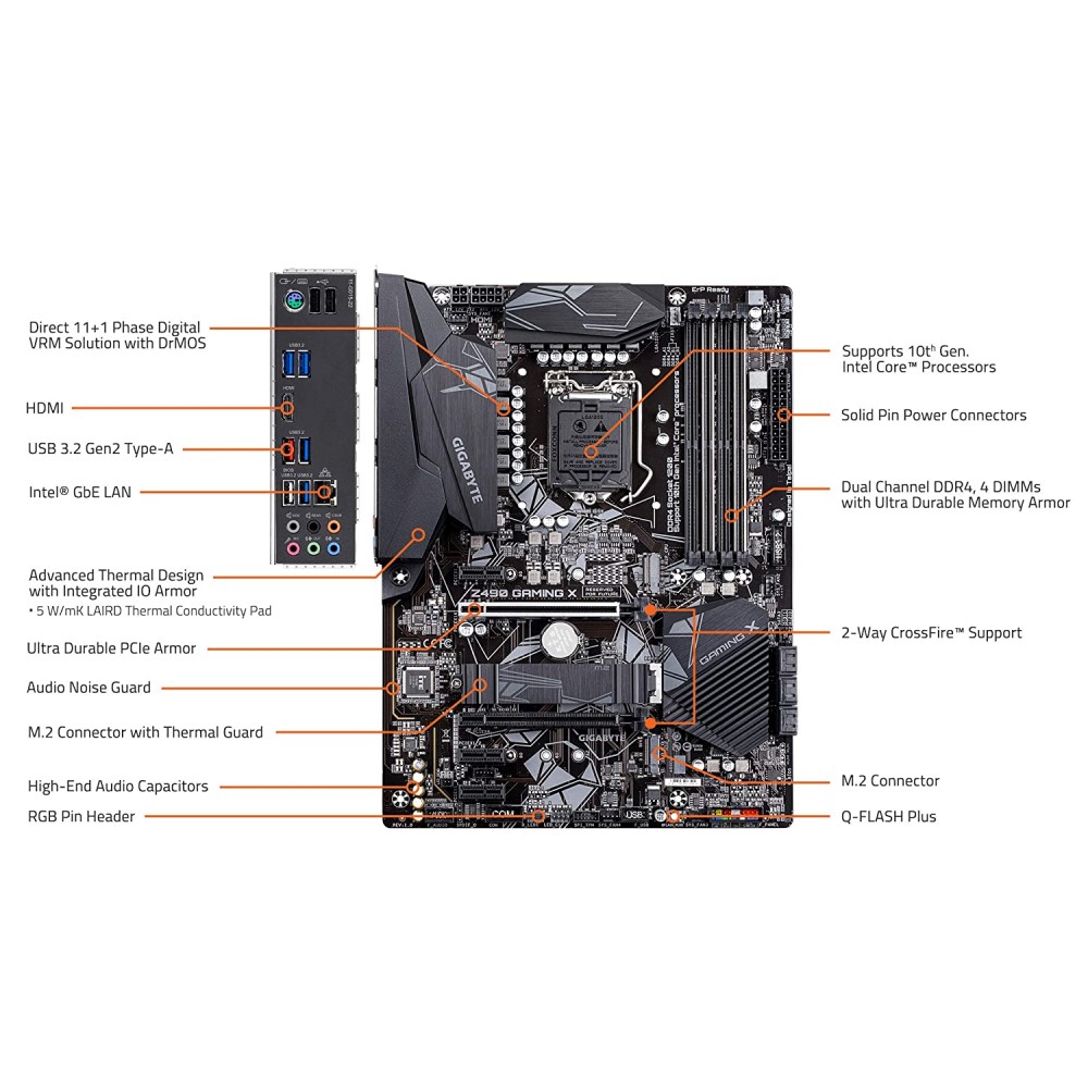 Buy Gigabyte Z490 GAMING X 10th Gen Best Price in India