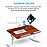 Portronics My Buddy Plus Portable Laptop Stand With Cooling Fan (Brown) - POR-895