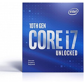 Intel Core i7-10700KF 10th Generation Processor - LGA1200 Socket (8 Core/ 3.8 GHz/ 5.10 GHz Turbo/ 16MB Cache)