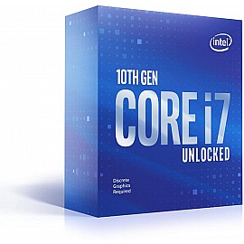 Intel Core i7-10700KF 10th Generation Processor - LGA1200 Socket (8 Core/ 3.8 GHz/ 5.10 GHz Turbo/ 16MB Cache)