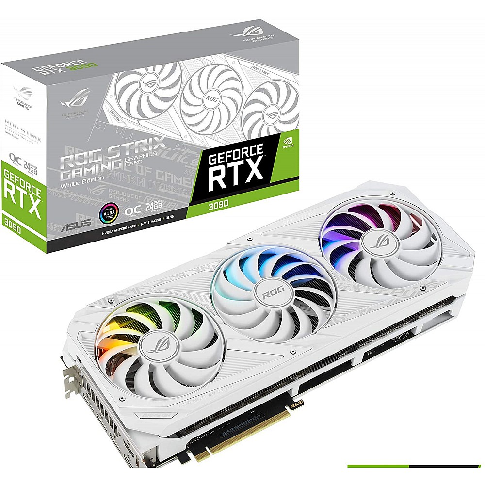Buy Asus ROG Strix RTX 3090 White OC 24GB GDDR6X Best Price in India 
