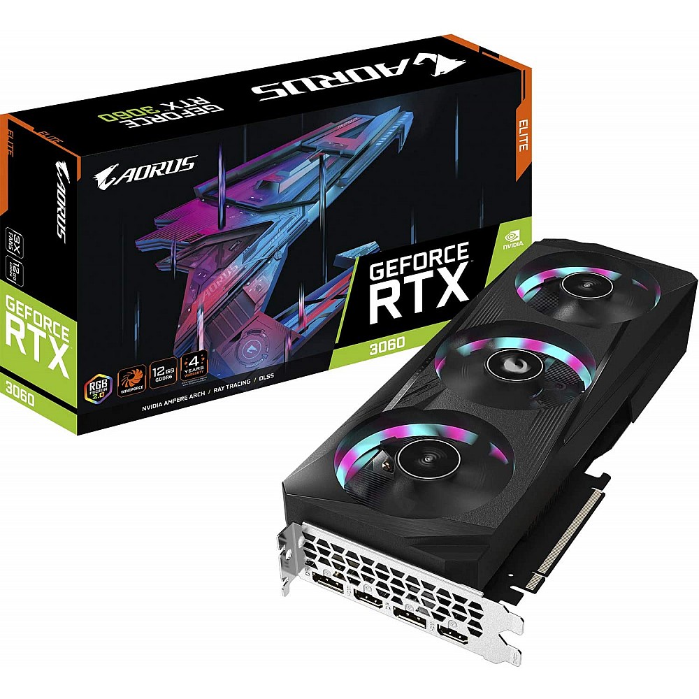 Gigabyte AORUS GeForce RTX 3060 Elite 12GB GDDR6 Best Price in India