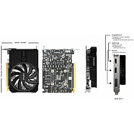 Zotac GeForce GTX 1050 Ti Mini 4GB GDDR5 Best Price in India on