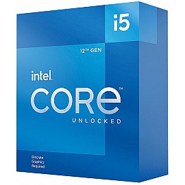 Intel Core i5-12600KF 12th Generation Processor - LGA1700 Socket (10 Cores/ 3.7 GHz/ 4.9 GHz Turbo/ 20MB Cache/ 16 Threads/ Alder Lake)
