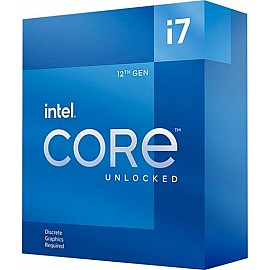 Intel Core i7-12700KF 12th Generation Processor - LGA1700 Socket (12 Cores/ 3.6 GHz/ 5.0 GHz Turbo/ 25MB Cache/ 20 Threads/ Alder Lake)
