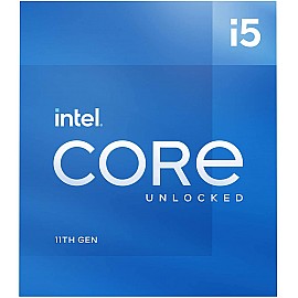 Intel Core i5-11600K 11th Generation Processor - LGA1200 Socket (6 Cores/ 3.90 GHz/ 4.90 GHz Turbo/ 12MB Cache/ 12 Threads/ Rocket Lake/ Intel UHD Graphics 750)