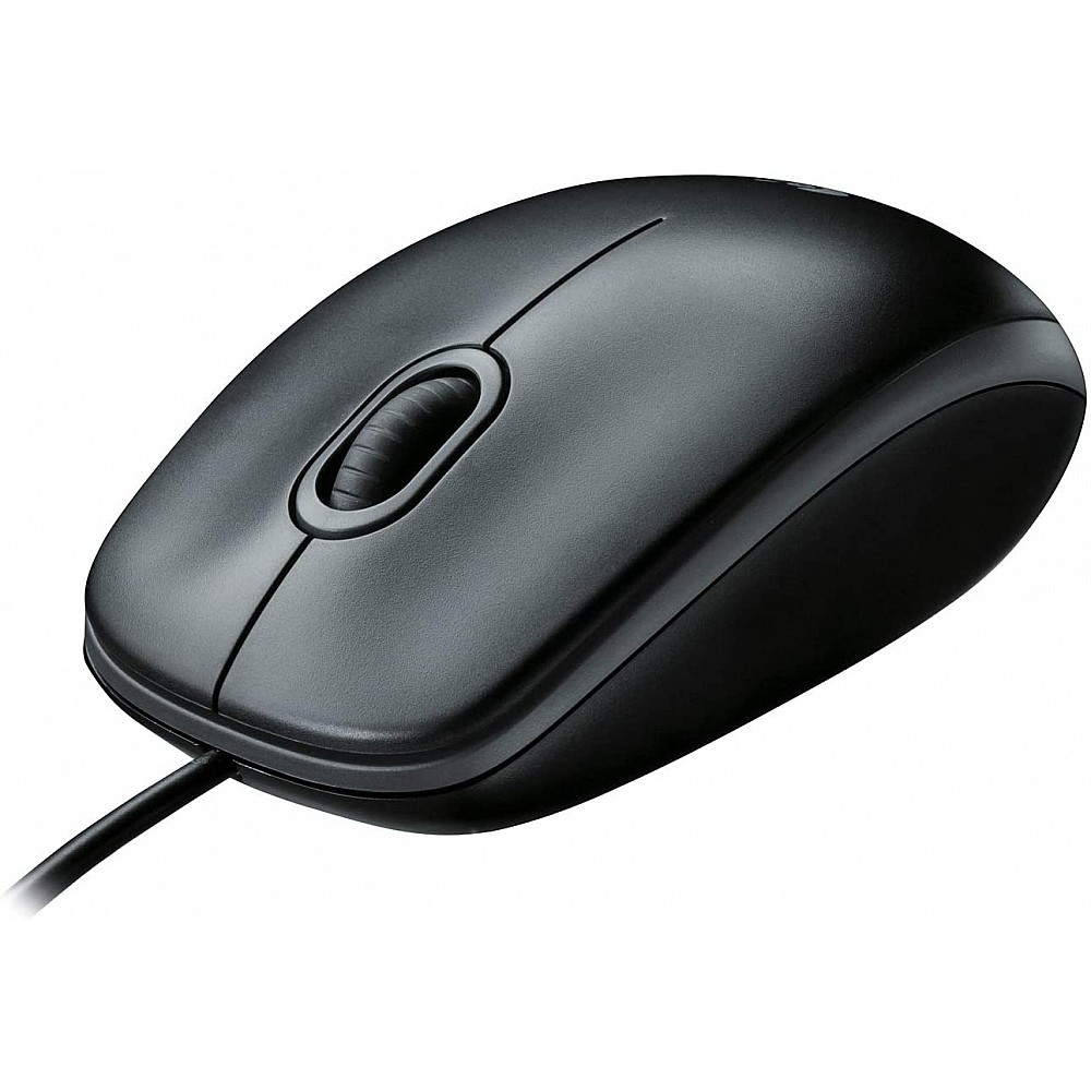 Logitech M100R Wired USB Mouse (Black)
