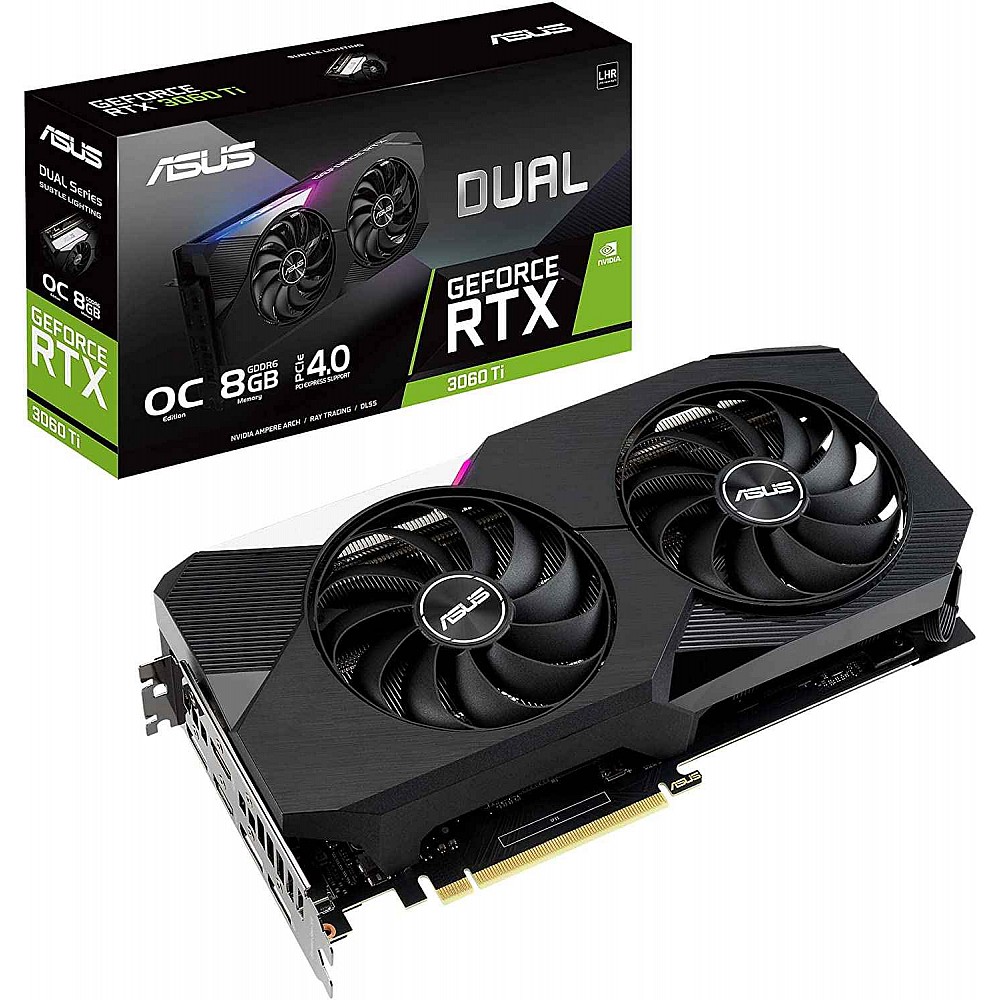 Asus Dual RTX 3060 Ti V2 OC LHR 8GB GDDR6 Best Price in India on 