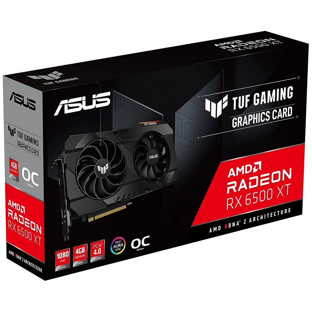 Asus TUF Gaming Radeon RX 6500 XT OC 4GB GDDR6 Best Price in India