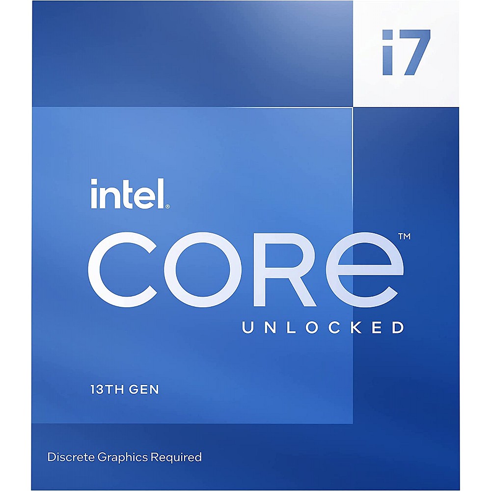 Intel Core i7-13700KF 13th Generation Processor - LGA1700 Socket (16 Cores (8P+8E)/ 3.4 GHz/ 5.4 GHz Turbo/ 30MB Cache/ 24 Threads/ Descrete Graphics/ Raptor Lake)