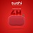 Just Corseca Sushi (Red) Wireless Bluetooth Portable Speaker