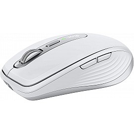 Logitech MX Anywhere 3 Compact Performance Mouse - Wireless Unifying USB Receiver, Bluetooth, Magnetic Scrolling, Ergonomic, 4000DPI Sensor, Custom Buttons - Pale Grey
