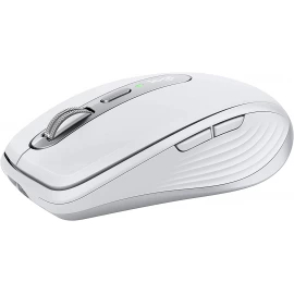 Logitech MX Anywhere 3 Compact Performance Mouse - Wireless Unifying USB Receiver, Bluetooth, Magnetic Scrolling, Ergonomic, 4000DPI Sensor, Custom Buttons - Pale Grey