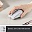 Logitech MX Anywhere 3 Compact Performance Mouse - Wireless Unifying USB Receiver, Bluetooth, Magnetic Scrolling, Ergonomic, 4000DPI Sensor, Custom Buttons - Pale Grey