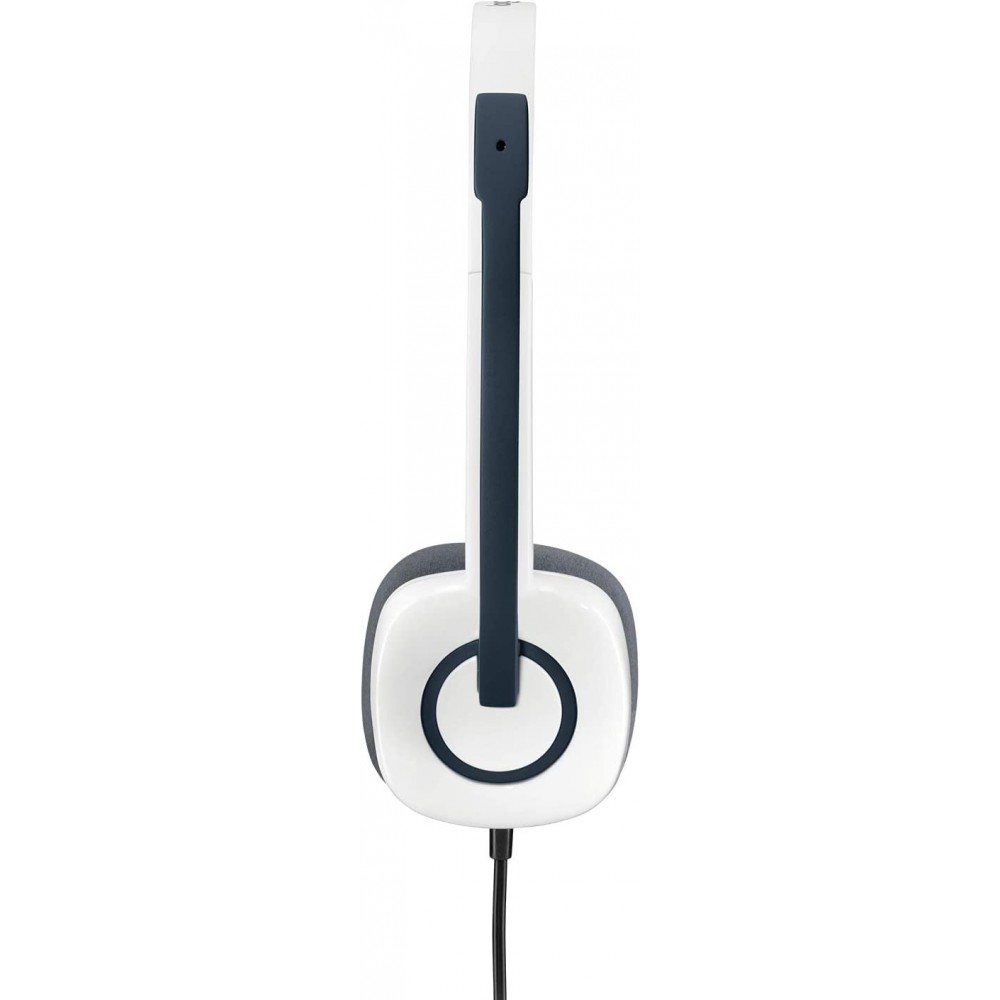 Logitech H150 White Stereo Headset Best Price in India on Thevaluestore.in