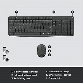 Logitech MK235 Wireless Keyboard and Mouse Combo