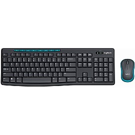 Logitech MK275 USB Wireless Keyboard and Mouse Combo for Windows/ 2.4 GHz Wireless/ Compact Wireless Mouse/ 8 Multimedia & Shortcut Keys/ 2-Year Battery Life/ for PC/Laptop - Black