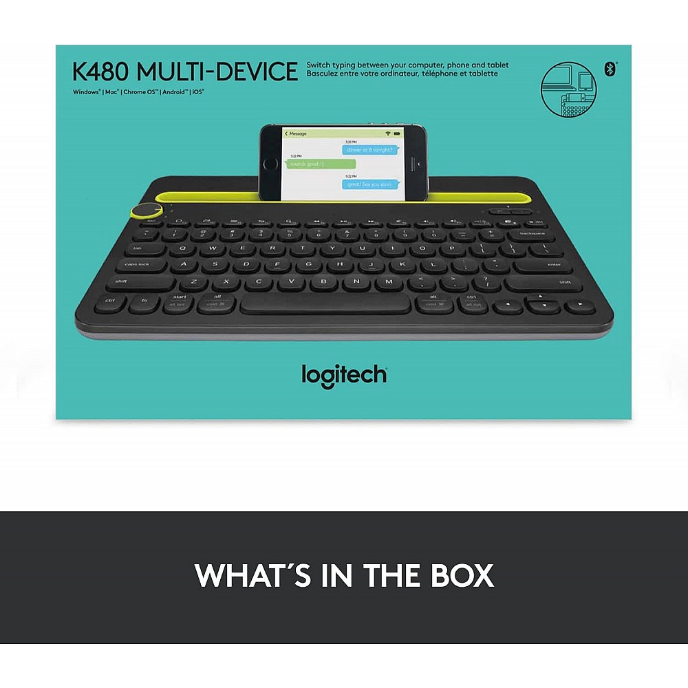 Logitech K480 MultiDevice Bluetooth Keyboard Best Price in India