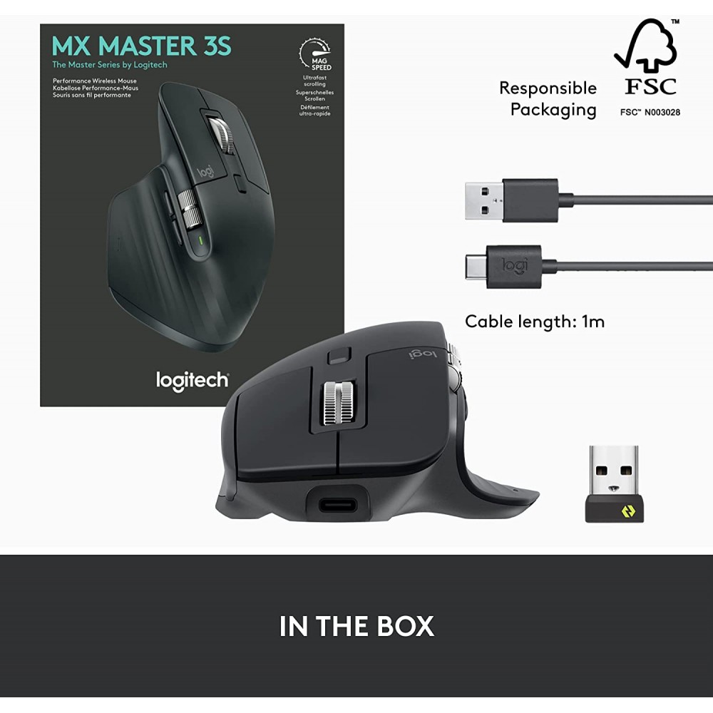 Logitech MX Master 3S Mouse Graphite Best Price in India on