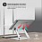 Portronics My Buddy K3 Foldable & Adjustable Laptop Stand - For Laptops up to 15.6 inches (Silver)