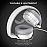 Portronics Aural 1 Foldable Wired Headphones with Mic (White) - POR 1375