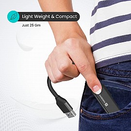 Portronics Mport 31 4 Ports USB Hub - Multiport Charging and Connecting Adapter (POR-1484)