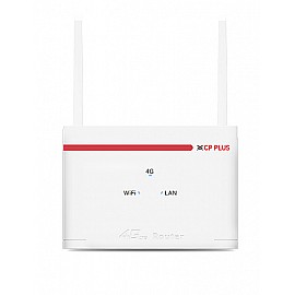 CP Plus 4G LTE Wi-Fi Router (CP-XR-DE21-S) - High Speed 4G Internet & Wider Wi-Fi Coverage upto 10m | Support External Antenna | Support Reset, WPS Button