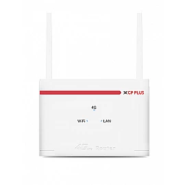 CP Plus 4G LTE Wi-Fi Router (CP-XR-DE21-S) - High Speed 4G Internet & Wider Wi-Fi Coverage upto 10m | Support External Antenna | Support Reset, WPS Button
