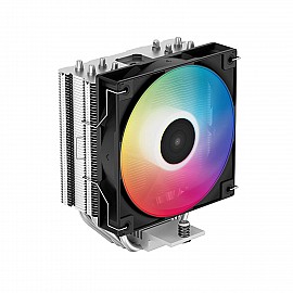 Deepcool AG400 LED Single Tower 120 mm CPU Air Cooler/ CPU Fan | Supports Intel - LGA1700/ 1200/ 1151/ 1150/ 1155 & AMD - AM5/ AM4 (R-AG400-BKLNMC-G-1)