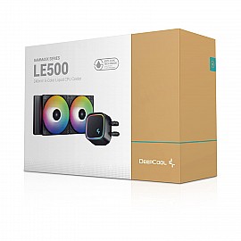Deepcool LE500 240mm LED All-in-one Liquid CPU Cooler for Intel LGA1700/1200/1151/1150/1155 AMD AM5/ AM4 (R-LE500-BKLNMC-G-1)