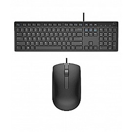 Dell USB Wired Keyboard and Mouse Combo KB216 + MS116 - Black