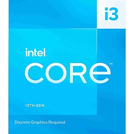 Intel Core i3-13100F 13th Generation Processor - LGA1700 Socket (4 Cores/ 3.4 GHz/ 4.5 GHz Turbo/ 12MB+5MB Cache/ 8 Threads/ Raptor Lake/ Descrete Graphics Required)
