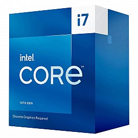 Intel Core i7-13700F 13th Generation Processor - LGA1700 Socket (16 Cores (8P+8E)/ 2.1 GHz/ 5.2 GHz Turbo/ 30MB + 24MB Cache/ 24 Threads/ Descrete Graphics/ Raptor Lake)