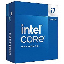 Intel Core i7-14700K 14th Generation Processor - LGA1700 Socket (20 Cores/ 3.4 GHz/ 5.6 GHz Turbo/ 33MB + 28MB Cache/ 28 Threads/ Intel UHD Graphics 770)