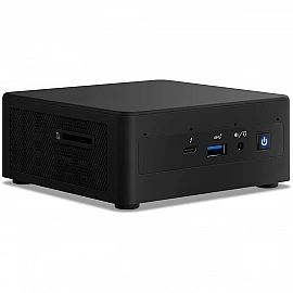 Intel NUC Barebone Mini PC (NUC11PAHI30Z00) with 11th Gen i3 Processor/ Integrated Graphics/ Memory Card Slot/ HDMI/ USB-C Thunderbolt/ MiniDP/ 3 USB Ports/ M.2 and 2.5″ Drive Slots/ DDR4-3200 Memory Support upto 64GB/ Rj45 Jack/ Audio Jack