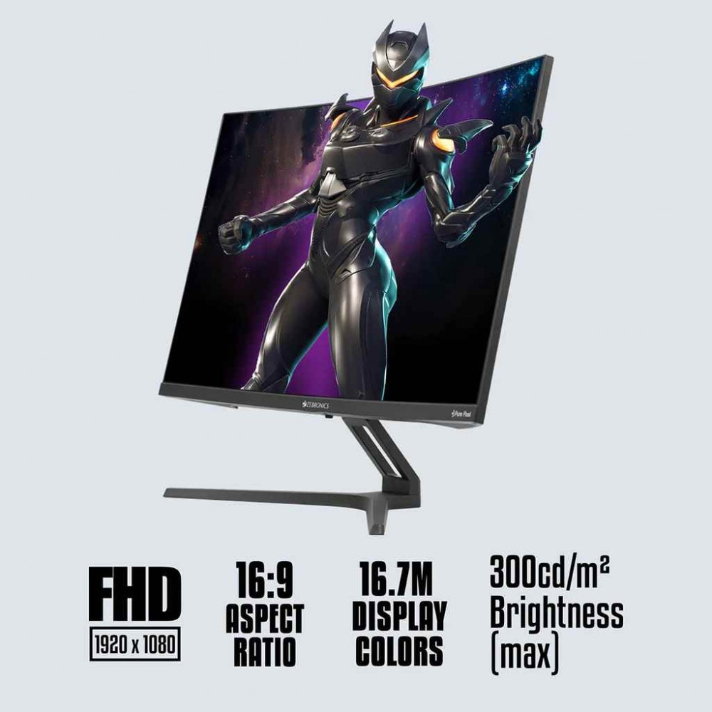 Best 27 Inch Curved Gaming Monitor Under 300 Zebronics Zeb-S27B 27 inch Curved Gaming Monitor Best Price in India