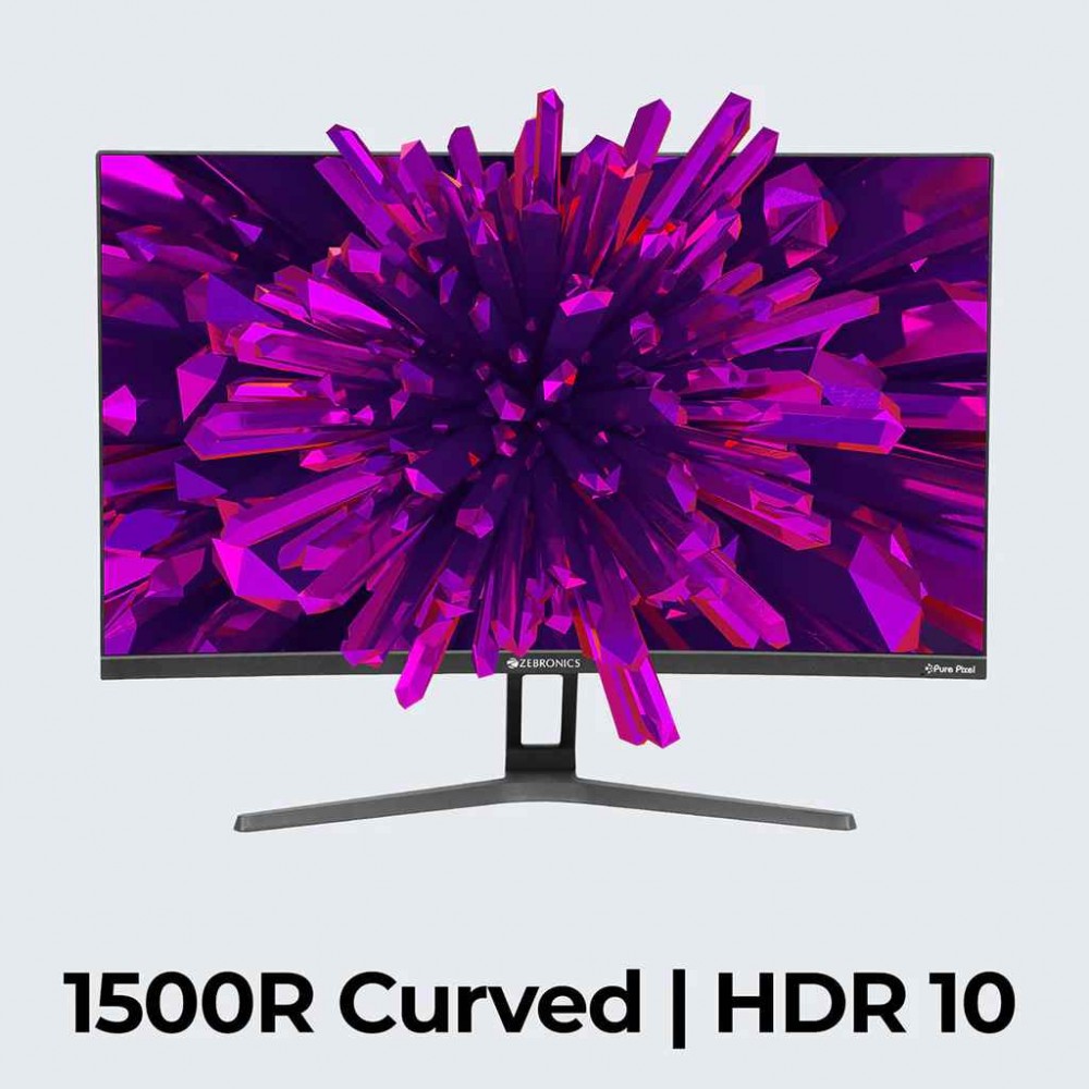 Best 27 Inch Curved Gaming Monitor Under 300 Zebronics Zeb-S27B 27 inch Curved Gaming Monitor Best Price in India