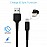 Portronics Konnect Star Lightning Cable for Charging/ Data Transfer/ 2.4A/ 1.2m Length (Compatible with iPhone, iPad) - Black (POR-168)