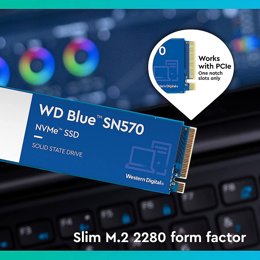 内蔵型SSD WD Blue SN570 NVMe M.2 2280 1TB SSD NVMe 内蔵SSD WD Blue SN570(NVMe) Western Digital(ウエスタンデジタル
