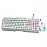 Zebronics Zeb-Transformer USB Gaming Keyboard and Mouse Set (USB, Braided Cable) White with Silver