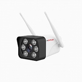 CP Plus CP-V32G 4G Sim Card Supported Outdoor Smart Bullet Camera/ 3MP CCTV Security Camera/ Support RJ45 Port and 4G Sim/ Two Way Talk/ Full Colour Night Vision/ SD Card (Up to 256 GB)/ IR Range up to 20-30mtr