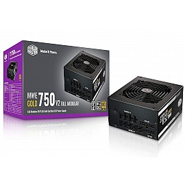 Cooler Master MWE 750 Gold V2 Power Supply - 80 Plus Gold Certified | Fully Modular | 120mm HDB Fan | DC-to-DC Circuit Design | 2 EPS Connectors | 750 Watt