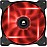 Corsair Air Series SP140 LED High Static Pressure Fan Cooling (Single Pack) - Red