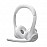Logitech Zone 300 Wireless Bluetooth Over Ear Headset with Noise-Cancelling Microphone, Compatible with Windows, Mac, Chrome, Linux, iOS,iPados, Android - White