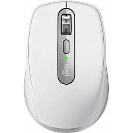 Logitech MX Anywhere 3S Compact Wireless Mouse (Fast Scrolling, 8K DPI Any-Surface Tracking, Quiet Clicks, Programmable Buttons, USB C, Bluetooth, Windows PC, Linux, Chrome, Mac) - Pale Grey
