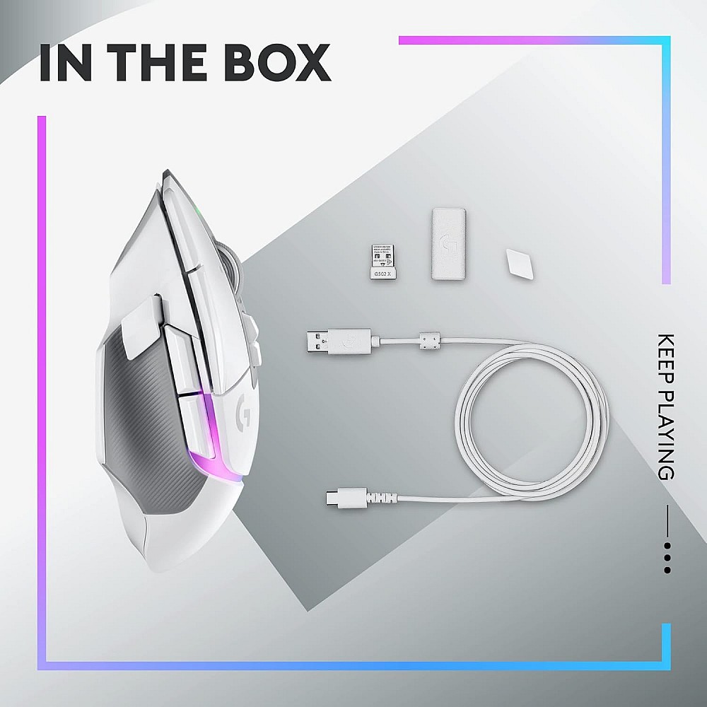 Logitech G502 X Plus Wireless Mouse White Best Price in India on