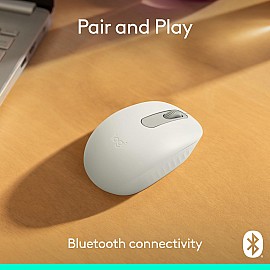 Logitech M196 Bluetooth Wireless Mouse White Best Price in India @valuestore