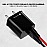 Portronics Adapto 20B 20W PD Charger with Fast Charging, Dual Ports Type C & USB A Ports, Smart Protection Chip, Wide Compatibility - Black