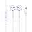 Portronics Conch 40 in-Ear Wired Earphone with 8-Pin Charging Port, Powerful Audio, Built-in Microphone, Tangle Resistant Cable - White